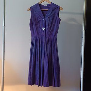 Vintage blue "sailor" dress